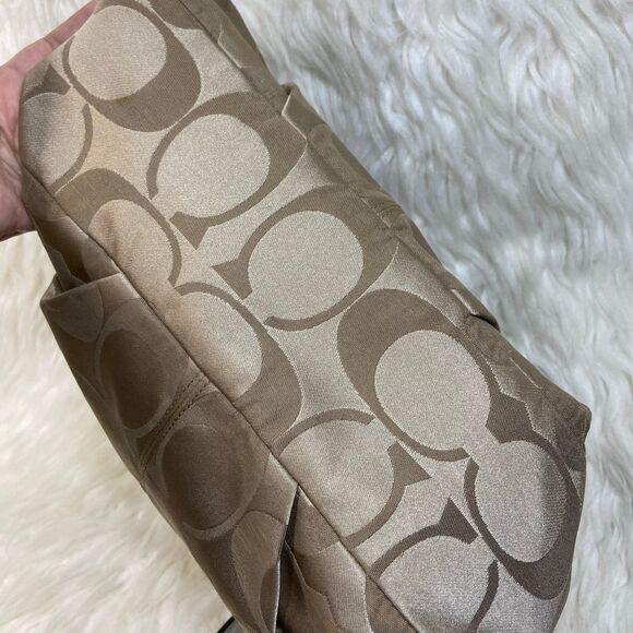 Coach Brooke Signature Sateen Shoulder Bag - Picture 9 of 10